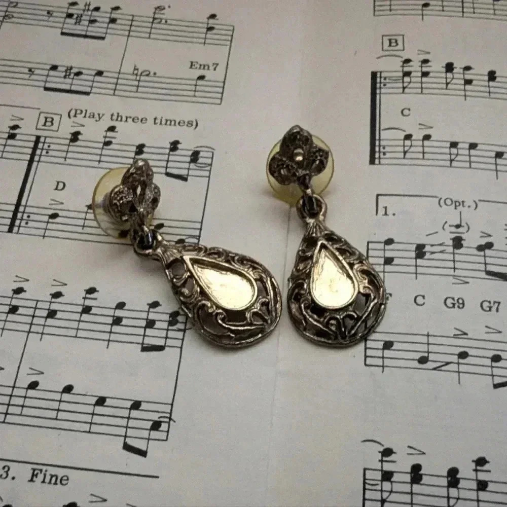 Elegant Silver Drop Earrings